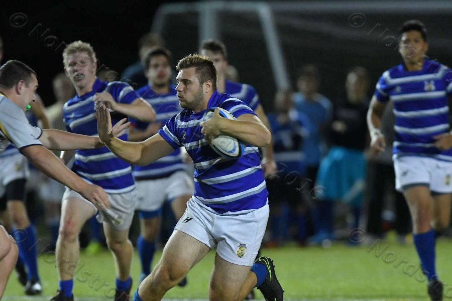 Wheaton Men\'s Rugby vs Mass Maritime.  Photo by Keith Nordstrom